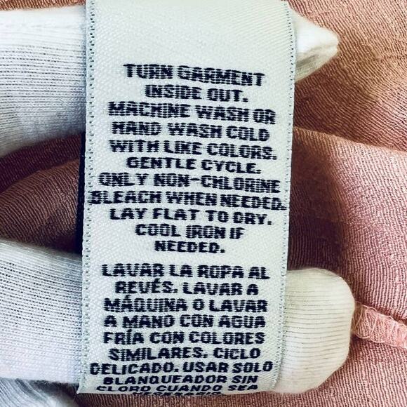 Zac & Rachel Dusty Pink Bohemian Pink Blouse Small - Picture 9 of 9